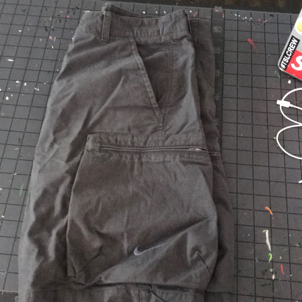 Charcoal Grey Nike Cargo Shorts sz. M